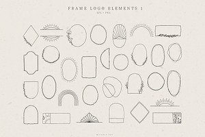 Frame Logo Elements Abstract