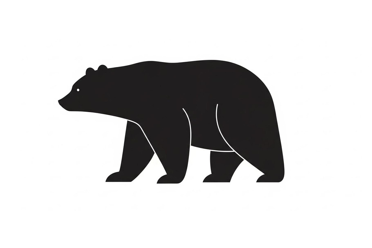 Nature Wildlife Bear Silhouette Bund, an Illustration by Designs_River (Photo 39 of 51)