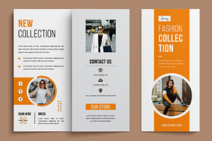 Minimal Trifold brochure, a Brochure Template by MightyDesign
