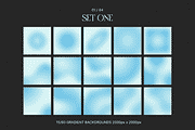 Blue Aura Gradient Backgrounds, a Texture Graphic by Studio K (Thumbnail 3 of 8)