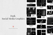 Dark Pack, a Social Media Template by Social Corner Graphics (Thumbnail 5 of 8)