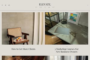 Elevate Squarespace Template