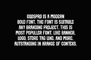 Goospro - Thick & Sport Font, a Sans Serif Font by QR Design Studio (Thumbnail 3 of 6)