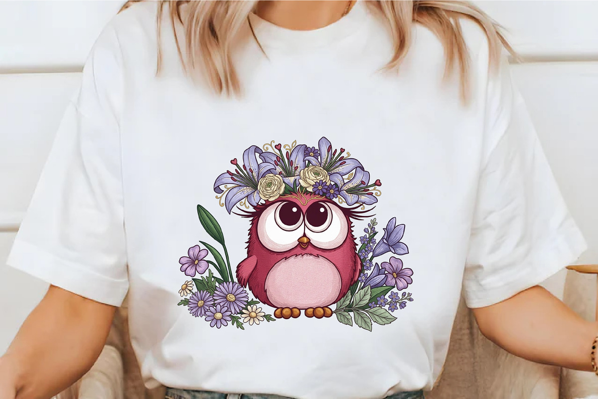 Cute Bird Sublimation Design, an Illustration by designcity5 (Photo 1 of 4)