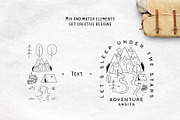 Simple Camp Scenes Logo Creation Kit, a Branding & Logo Template by JeksonGraphics (Thumbnail 3 of 24)