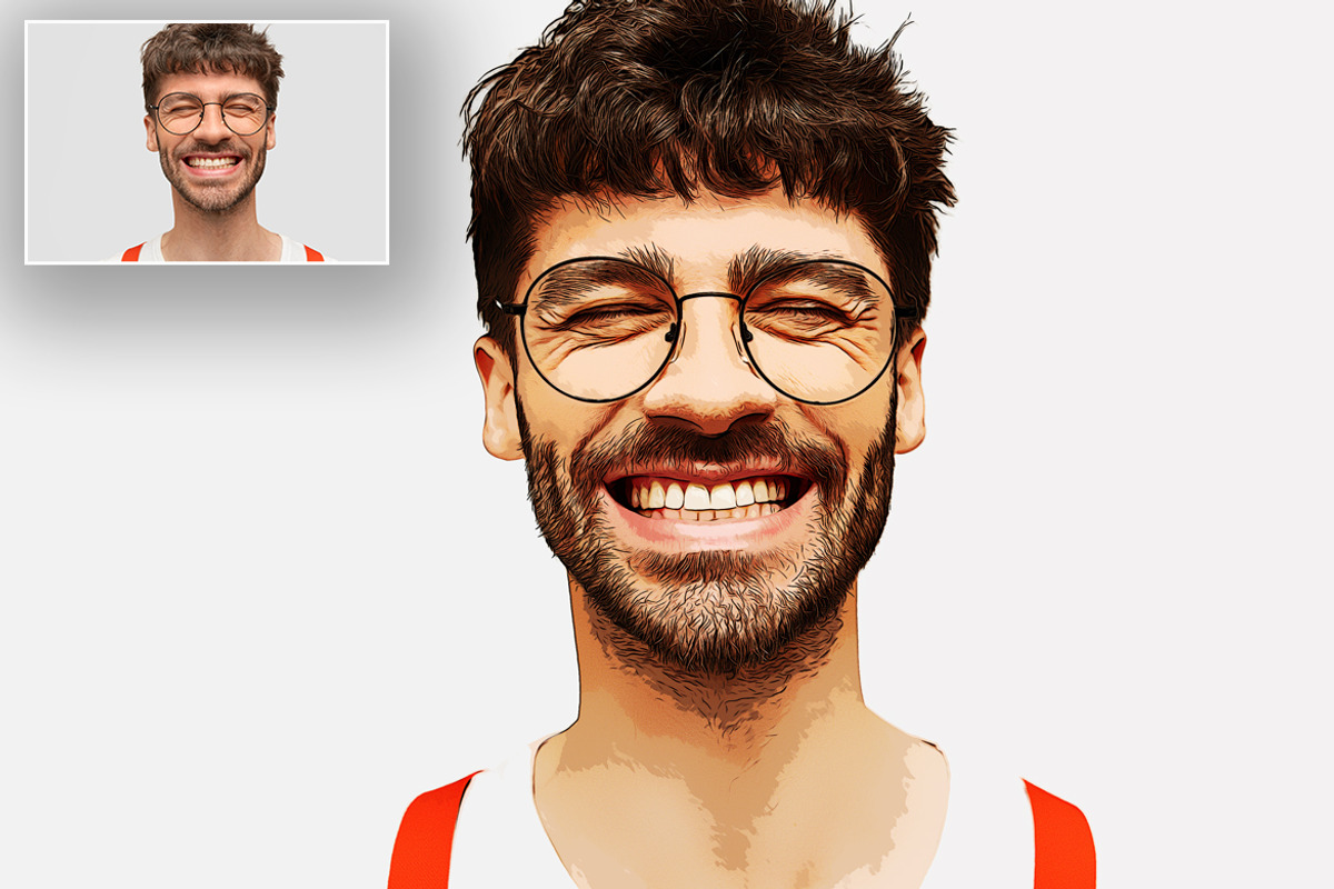Photo Cartoon Effect, a Layer Style Add-On by Vatdesign (Photo 4 of 4)