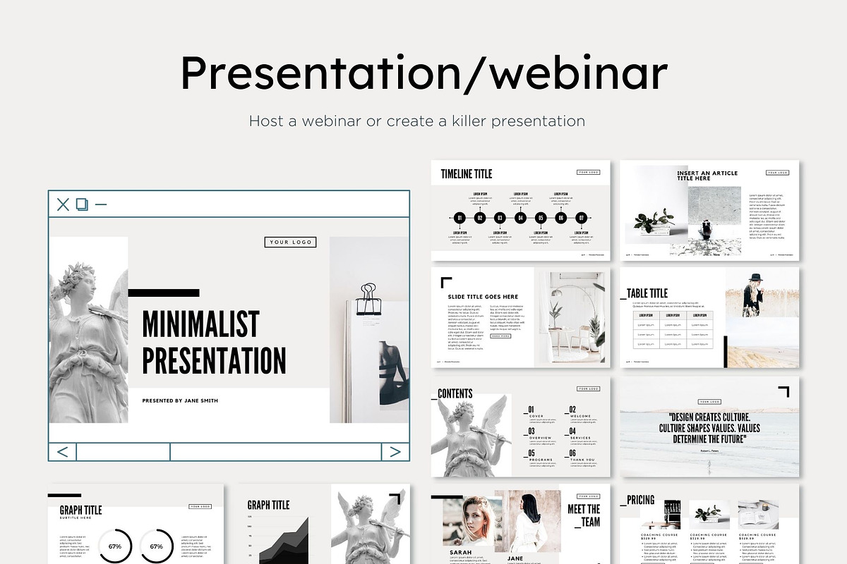 Minimalist Complete Brand Pack, a Social Media Template by Cultive Creative (Photo 8 of 11)