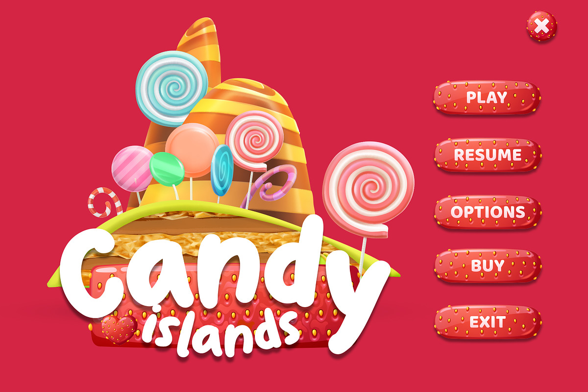 Sweet Candy Display Font, a Handwritten Font by Tera Asset Garage (Photo 7 of 8)