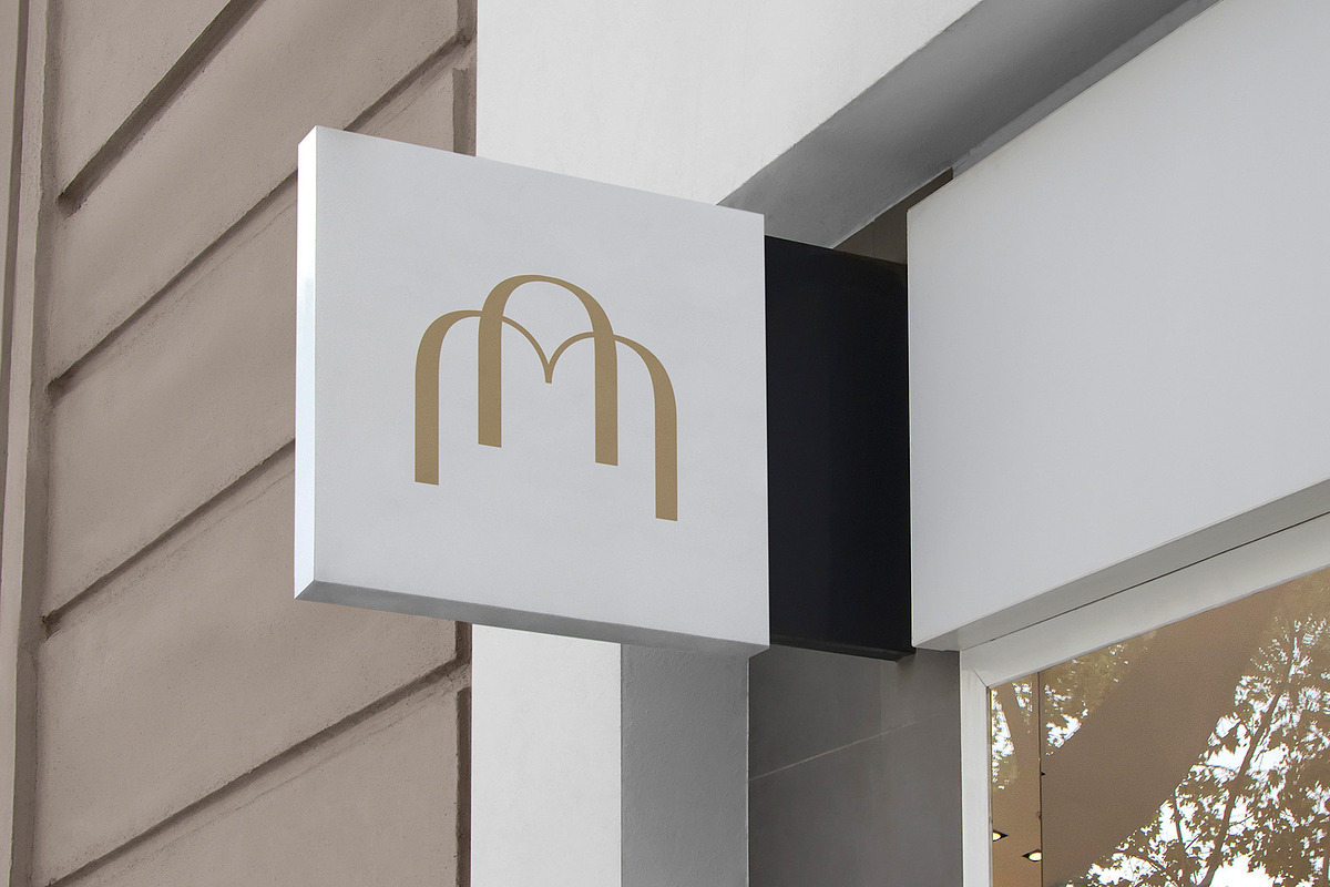 Logo Mockup Modern White Sign, a Product Mockup by Asylab (Photo 4 of 5)