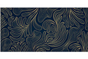 Luxury line leaves art deco patterns, a Pattern Graphic by Marylia (Thumbnail 12 of 16)