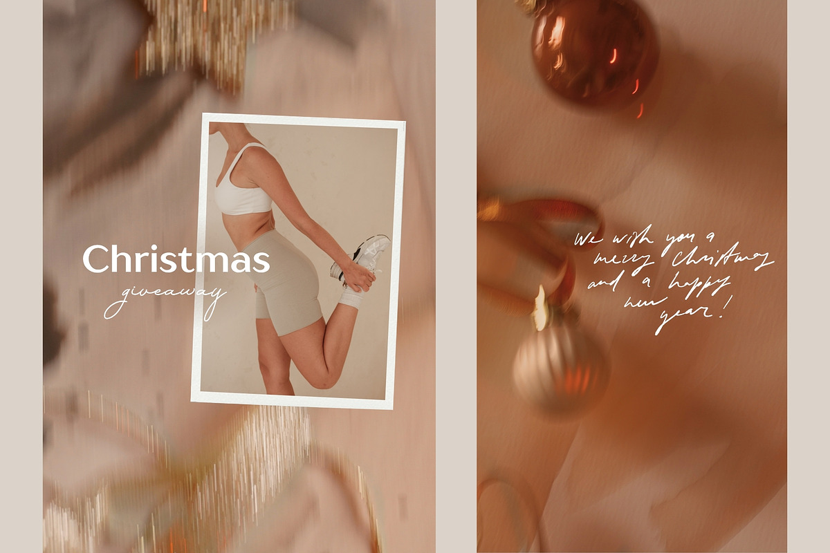 Aesthetic Gold Christmas Backgrounds, a Background Graphic by eclosque (Photo 31 of 36)