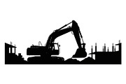 Excavator Construction Vector Bundle, an Illustration by Amazin_art (Thumbnail 8 of 51)