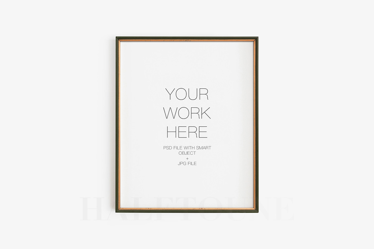 Vintage Frame Mockup, a Product Mockup by HALFTOUNE (Photo 7 of 10)