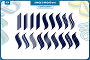 Advanced Calligraphy Brush set, a Brush Add-On by Magnatype (Thumbnail 6 of 10)