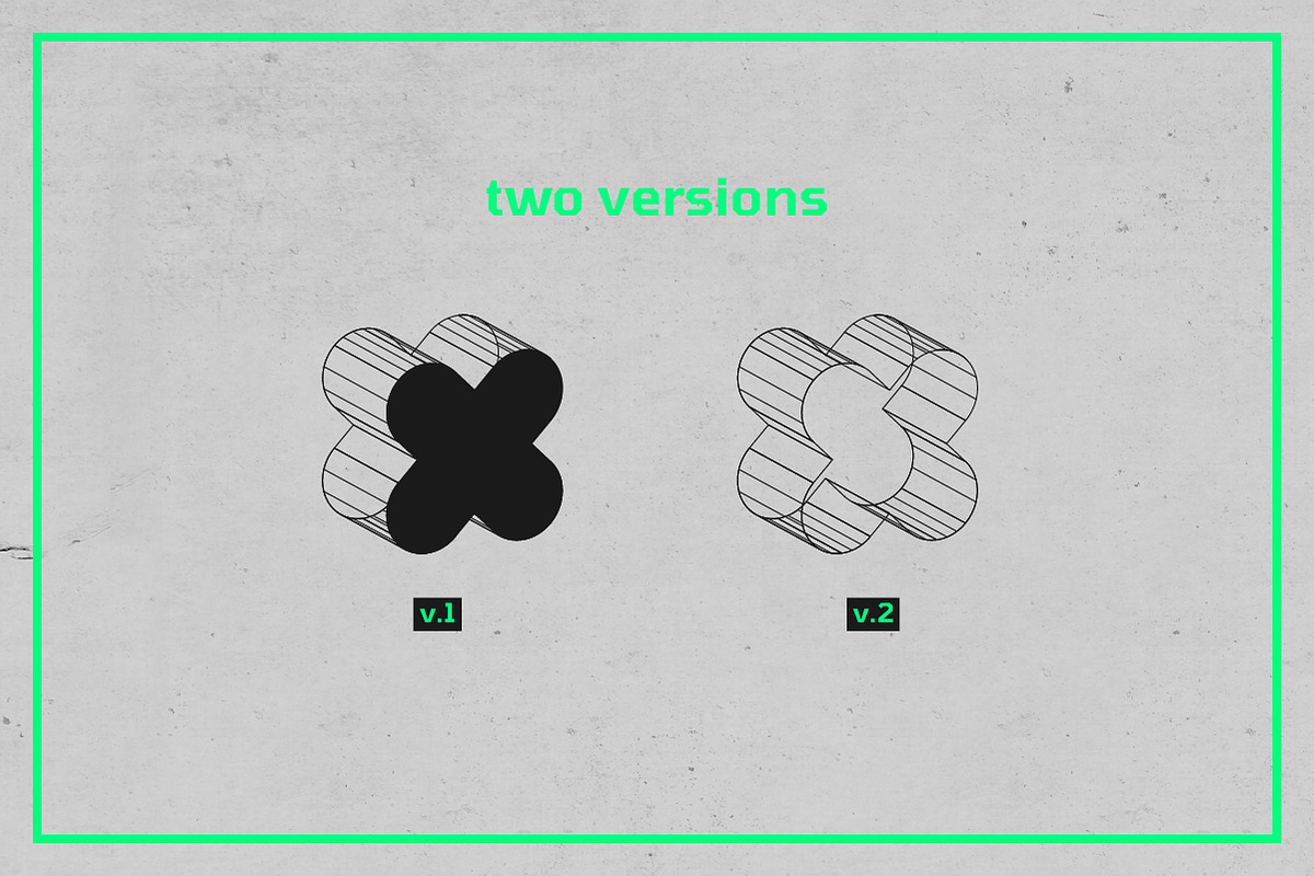 3D Wireframe Isometric Shapes | 1, an Object Graphic by MaximGertsen (Photo 4 of 11)
