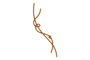 Knotted ropes with tassels and, an Illustration by Things for designers