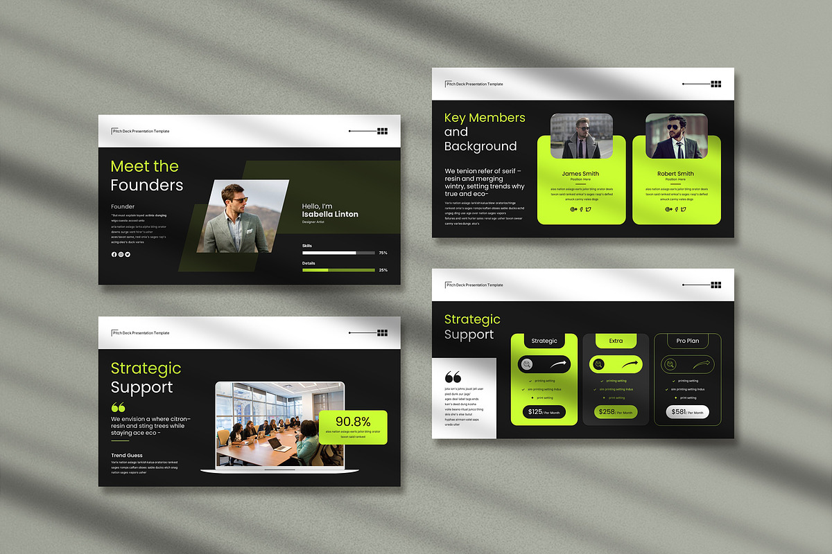 Investor Pitch Deck Presentation, a Presentation Template by Pradaxa (Photo 3 of 7)