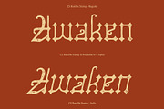 CS Bastille Stamp, a Blackletter Font by Craft Supply Co. (Thumbnail 3 of 8)