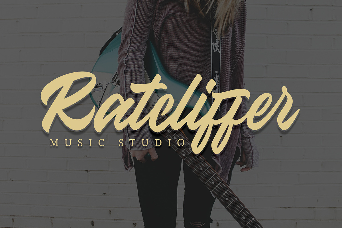 Ratcliffer - Modern Script Font, a Script Font by Alpaprana (Photo 5 of 12)