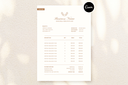 Minimalist Invoice Template, a Stationery Template by Creatif Foundry (Thumbnail 1 of 5)