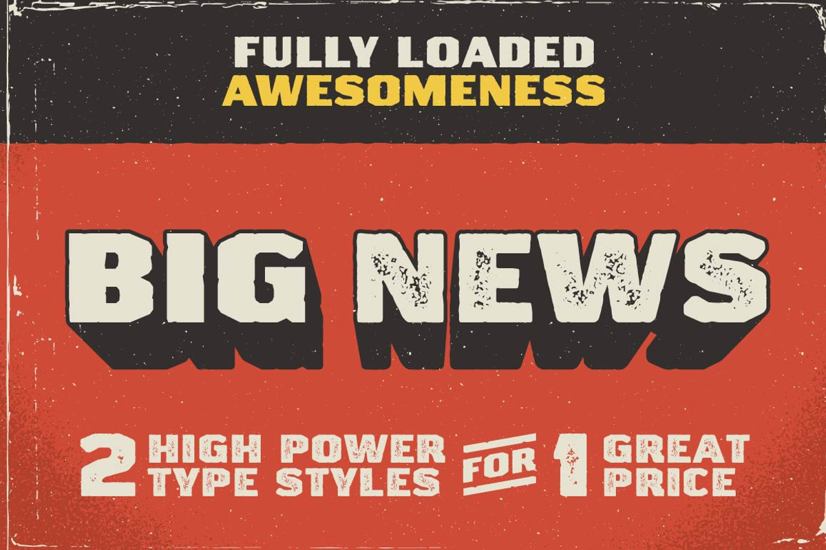 Big News I & II Font