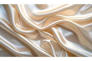 Smooth ivory satin fabric with soft, a Background Photo by Igor Tichonow