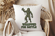 Camo Mummy Halloween Sublimation, an Illustration by DreamCafeArt (Thumbnail 6 of 6)