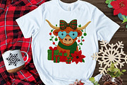 Christmas Highland Cow, an Illustration by Canvas Craft (Thumbnail 4 of 5)