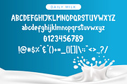 Daily Milk, a Script Font by Kang1993 (Thumbnail 5 of 6)
