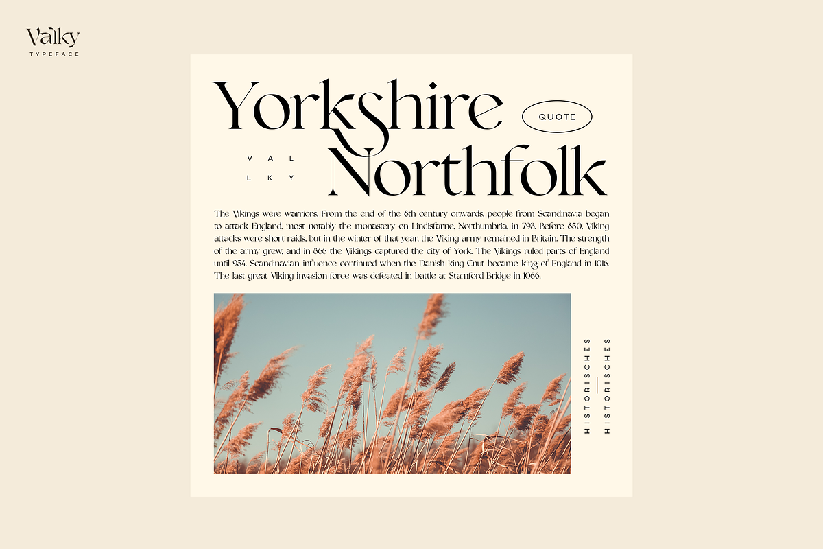 Valky Classic Modern Typeface, a Serif Font by Kaligra.co (Photo 17 of 30)