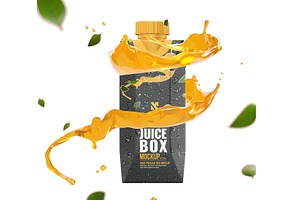 Juice Box Mockup