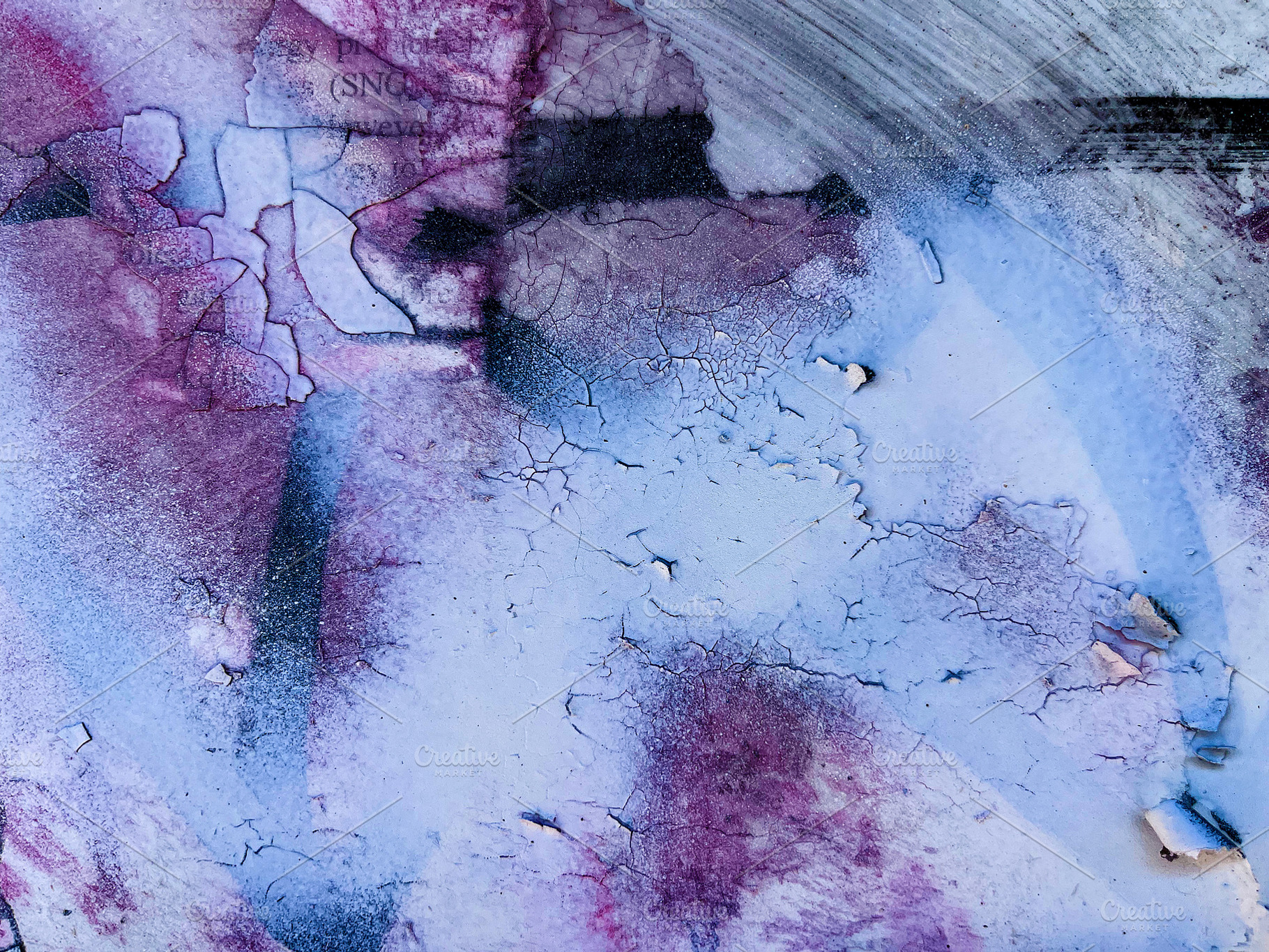 Grungy pink background with graffiti, an Abstract Photo by Sick Optix