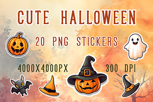 Cute Halloween Stickers