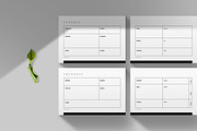 Weekly Planner Landscape Template, a Brochure Template by PrintIdea (Thumbnail 4 of 4)