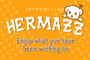 Hermazz, a Font by Dumadistyle (Thumbnail 1 of 6)