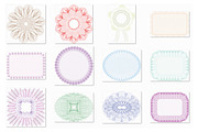 Guilloche Rosettes and Backgrounds, a Background Graphic by Kseniya-Omega (Thumbnail 3 of 10)