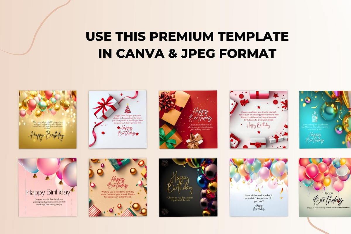 41+ Birthday Cards & Quotes Template, a Social Media Template by AN Productions (Photo 2 of 8)