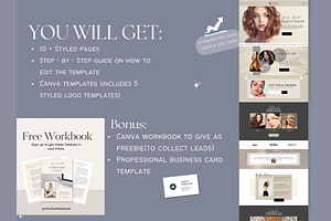 Squarespace Beauty Website Template