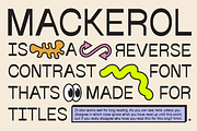 Reverse Contrast font: Mackerel, a Font by That That Creative (Thumbnail 8 of 12)