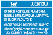 Smile World font, a Sans Serif Font by weknow (Thumbnail 3 of 8)