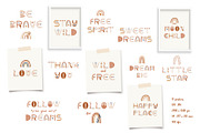 Boho Rainbow Bundle Collection., a Decorative Illustration by DearLetters (Thumbnail 8 of 10)