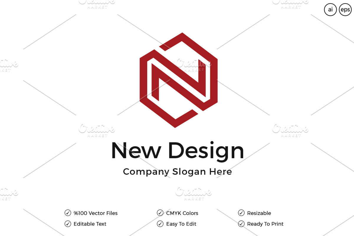 N Letter Logo, a Branding & Logo Template by aykutfiliz (Photo 1 of 7)