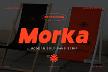 Morka Modern Bold Sans Serif Font