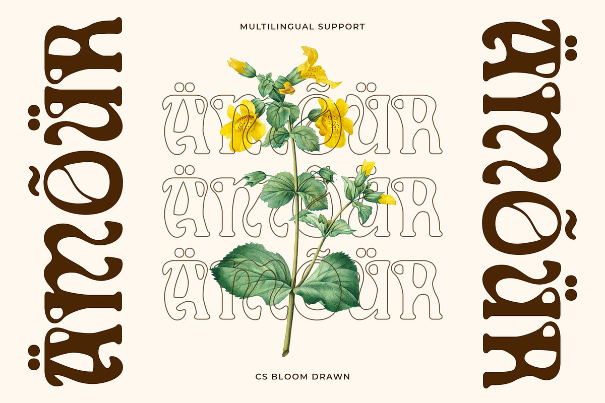 CS Bloom Drawn, a Serif Font by Craft Supply Co. (Photo 6 of 8)