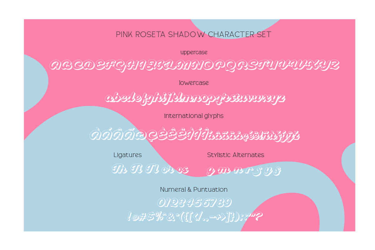PINK ROSETA Typeface, a Script Font by Olexstudio (Photo 9 of 10)