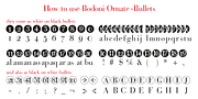 Bullets, a Symbol Font by Wiescher-Design (Thumbnail 7 of 14)