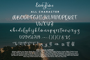 Everytime - Beauty Handwritten Font