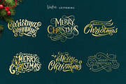 Merry Christmas watercolor set, a Poster Template by Anna's Lettering (Thumbnail 8 of 18)