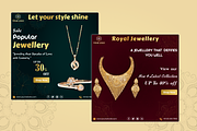 Jewellery Social Media Post Template, a Social Media Template by Uptechies (Thumbnail 3 of 4)