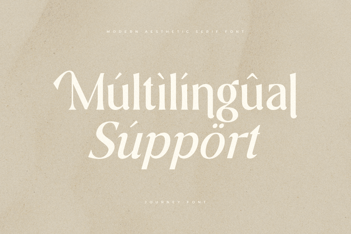 Journey – Aesthetic Serif Font, a Serif Font by Hamz Studio (Photo 20 of 20)